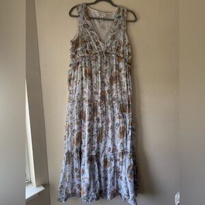 Rachel Zoe Tiered Floral Maxi Dress